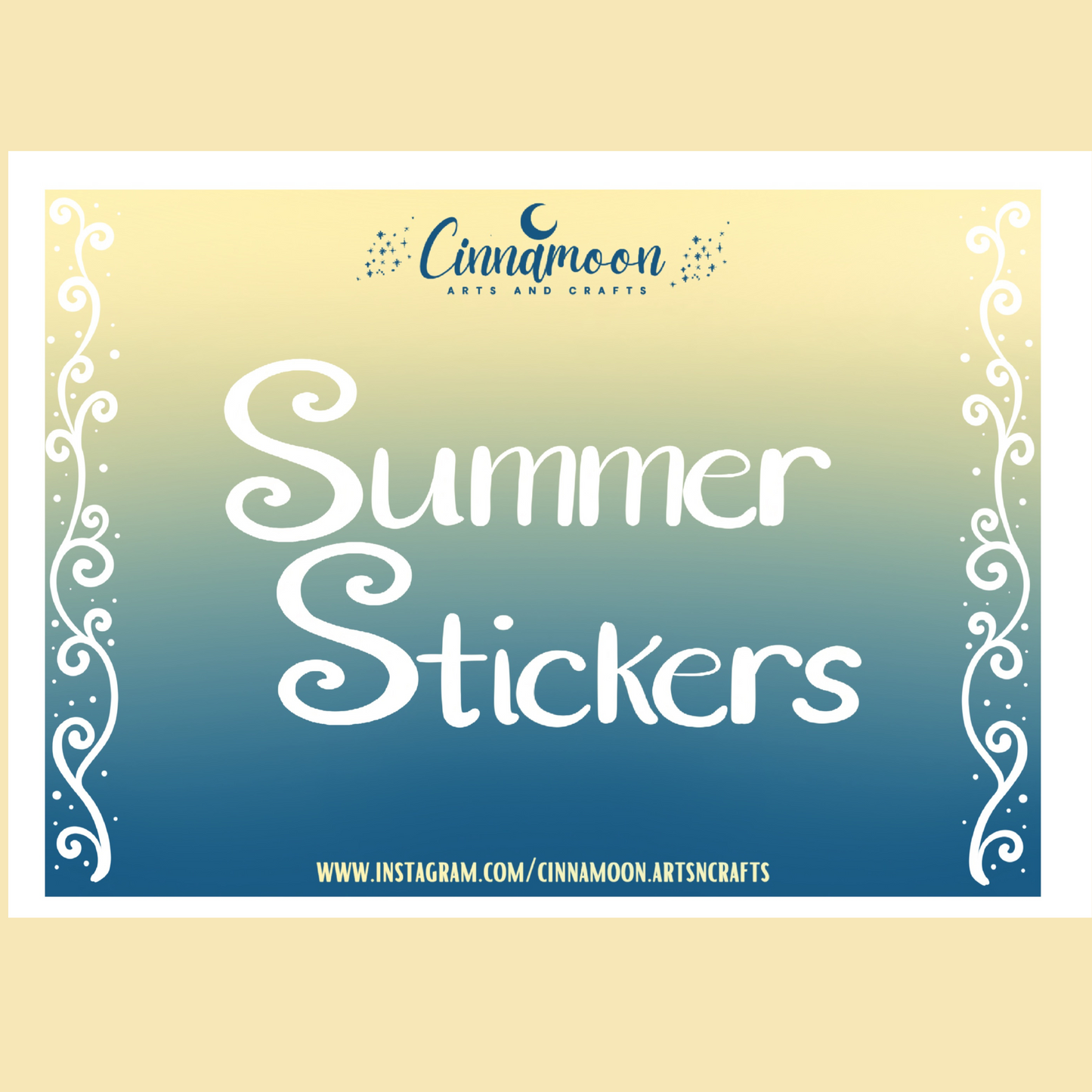 Summer Digital Stickers