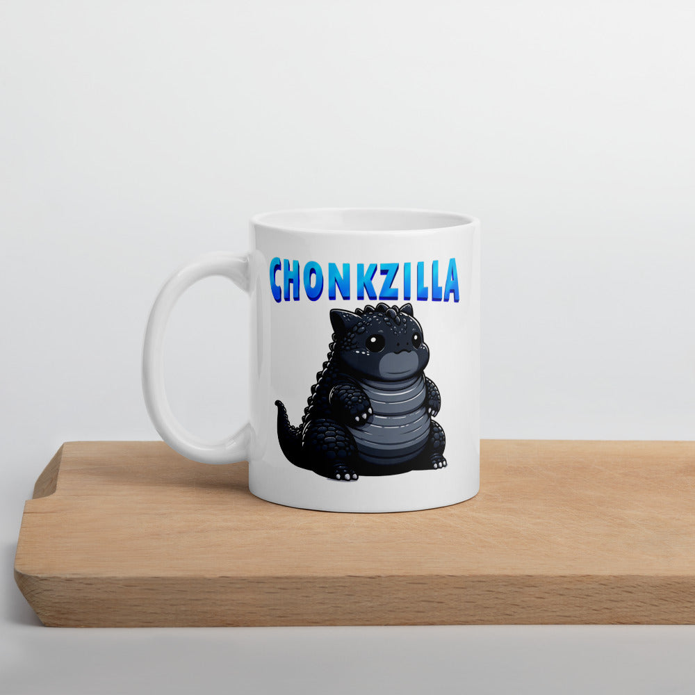 Chonkzilla Ceramic Mug by Kuroneko Ink