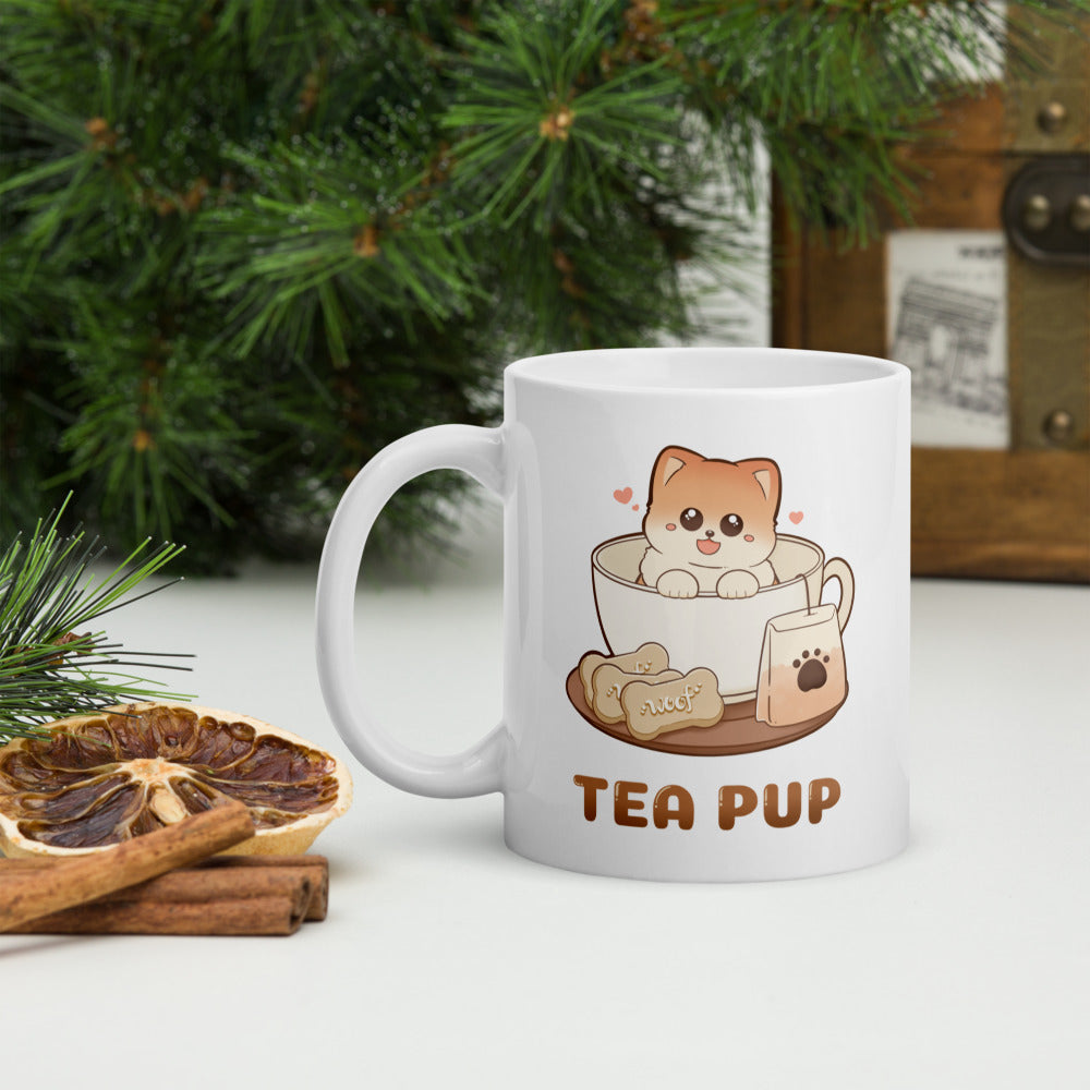 Tea Pup Ceramic Mug by Cinnamoon