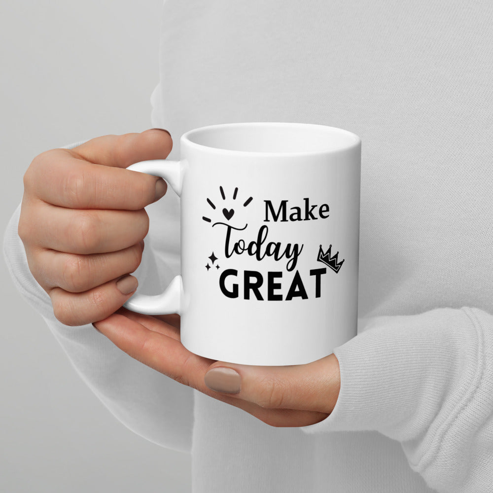 Make Today Great Ceramic Mug by Cinnamoon