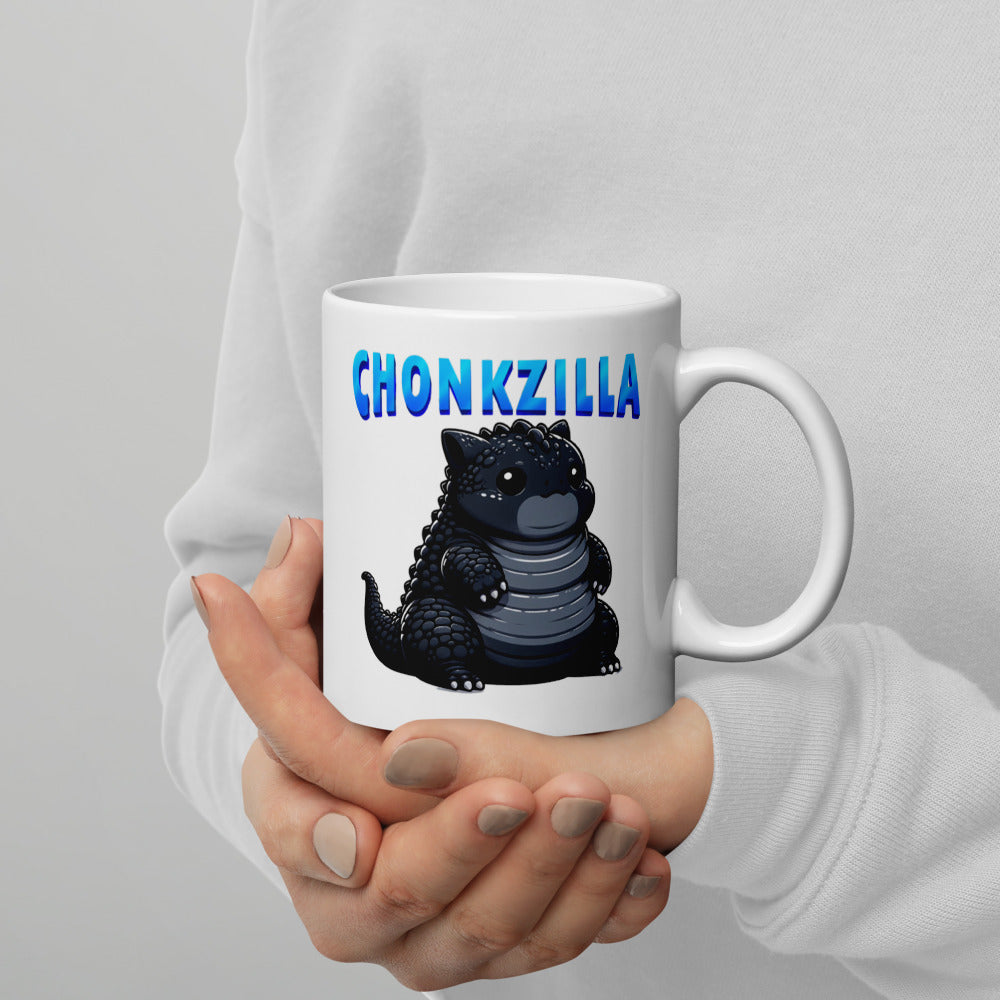 Chonkzilla Ceramic Mug by Kuroneko Ink