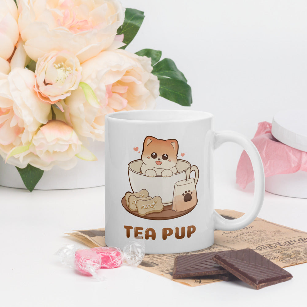 Tea Pup Ceramic Mug by Cinnamoon