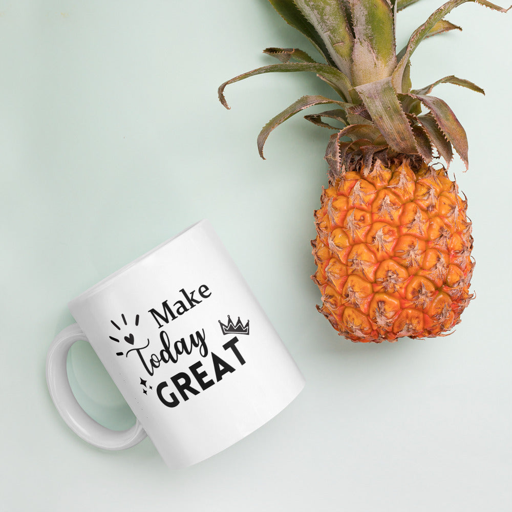 Make Today Great Ceramic Mug by Cinnamoon