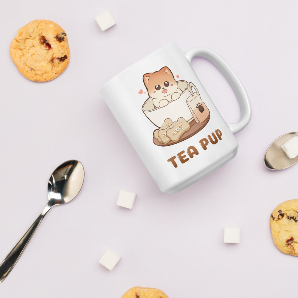 Tea Pup Ceramic Mug by Cinnamoon