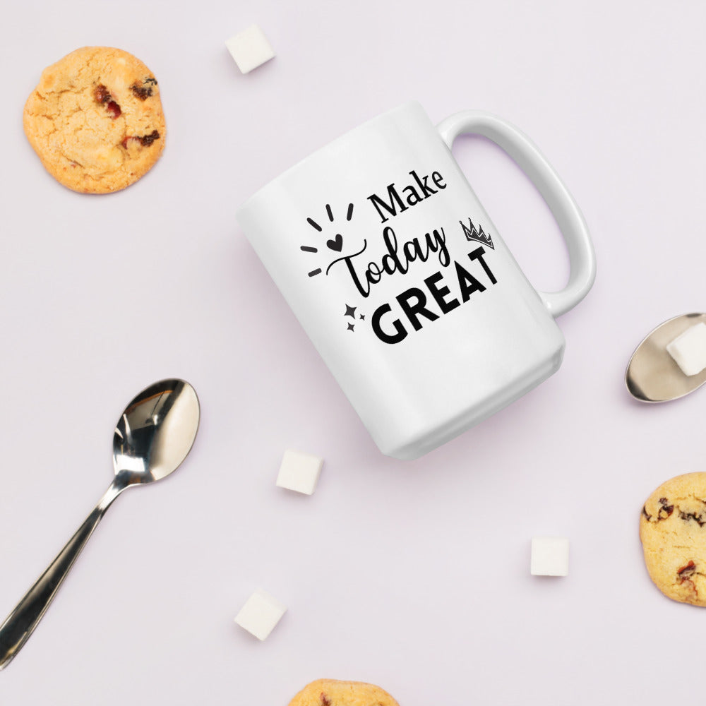 Make Today Great Ceramic Mug by Cinnamoon