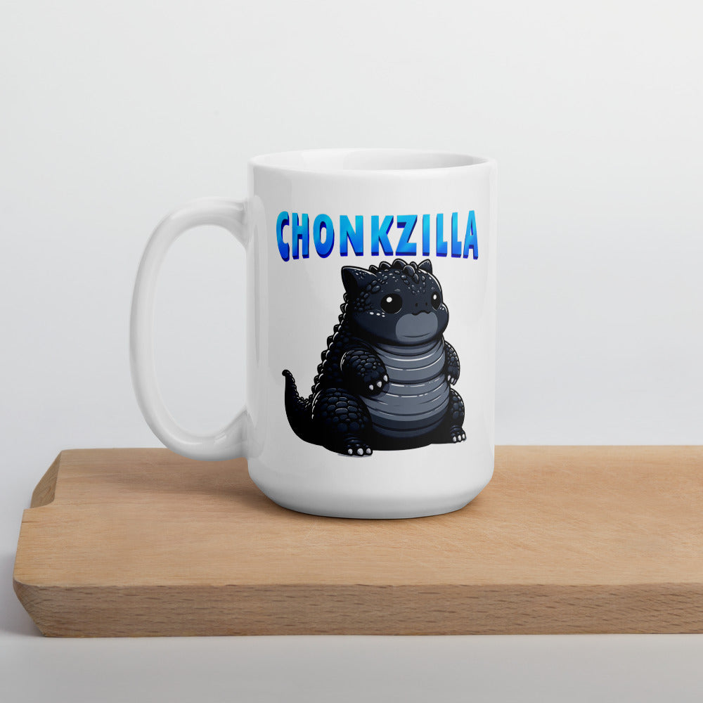 Chonkzilla Ceramic Mug by Kuroneko Ink