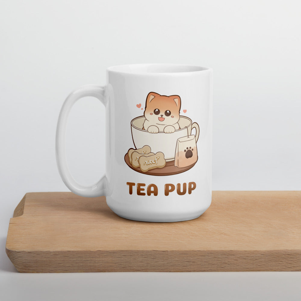 Tea Pup Ceramic Mug by Cinnamoon