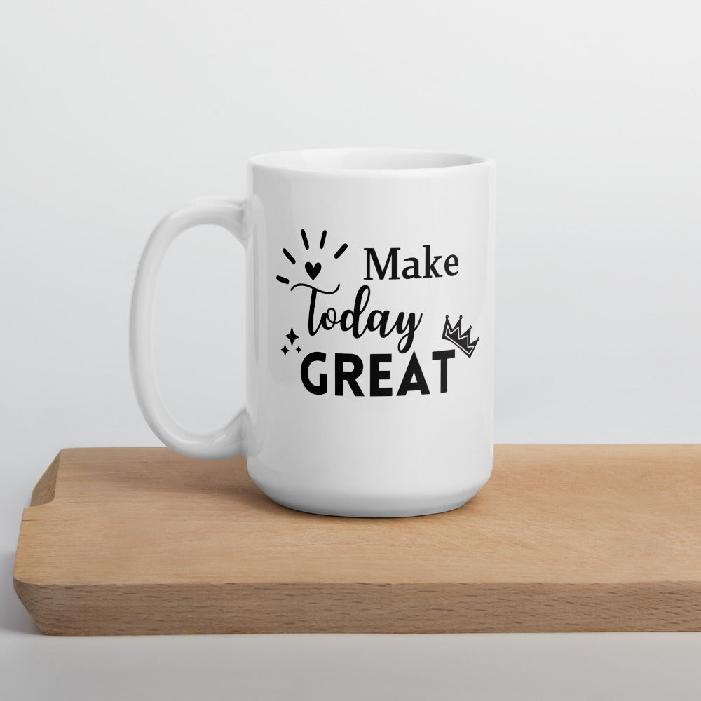 Make Today Great Ceramic Mug by Cinnamoon