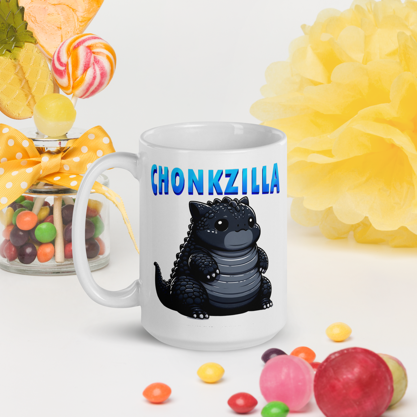 Chonkzilla Mug by Kuroneko Ink | 15oz