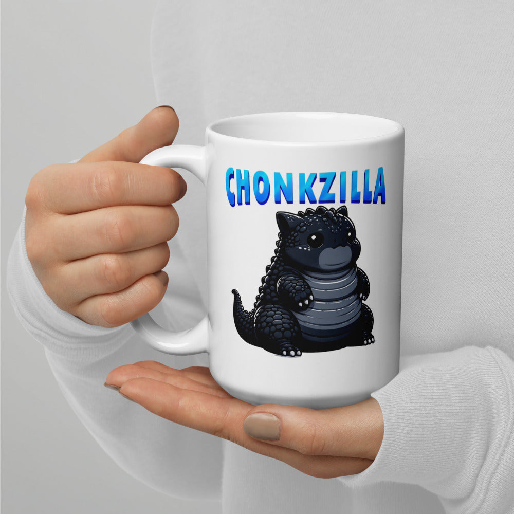 Chonkzilla Ceramic Mug by Kuroneko Ink