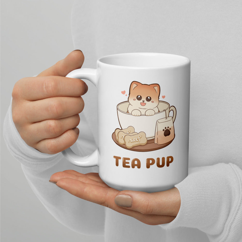 Tea Pup Ceramic Mug by Cinnamoon