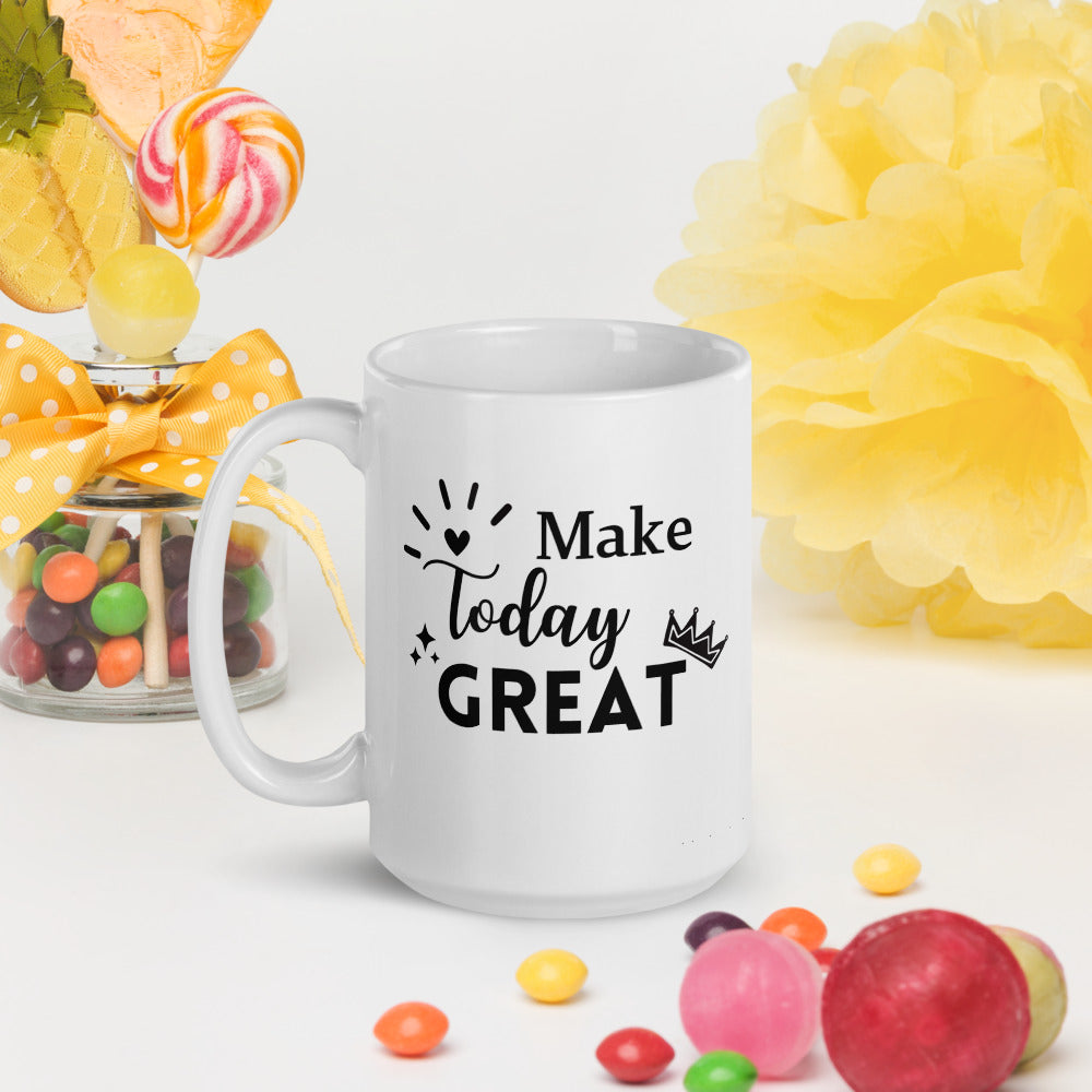 Make Today Great Ceramic Mug by Cinnamoon