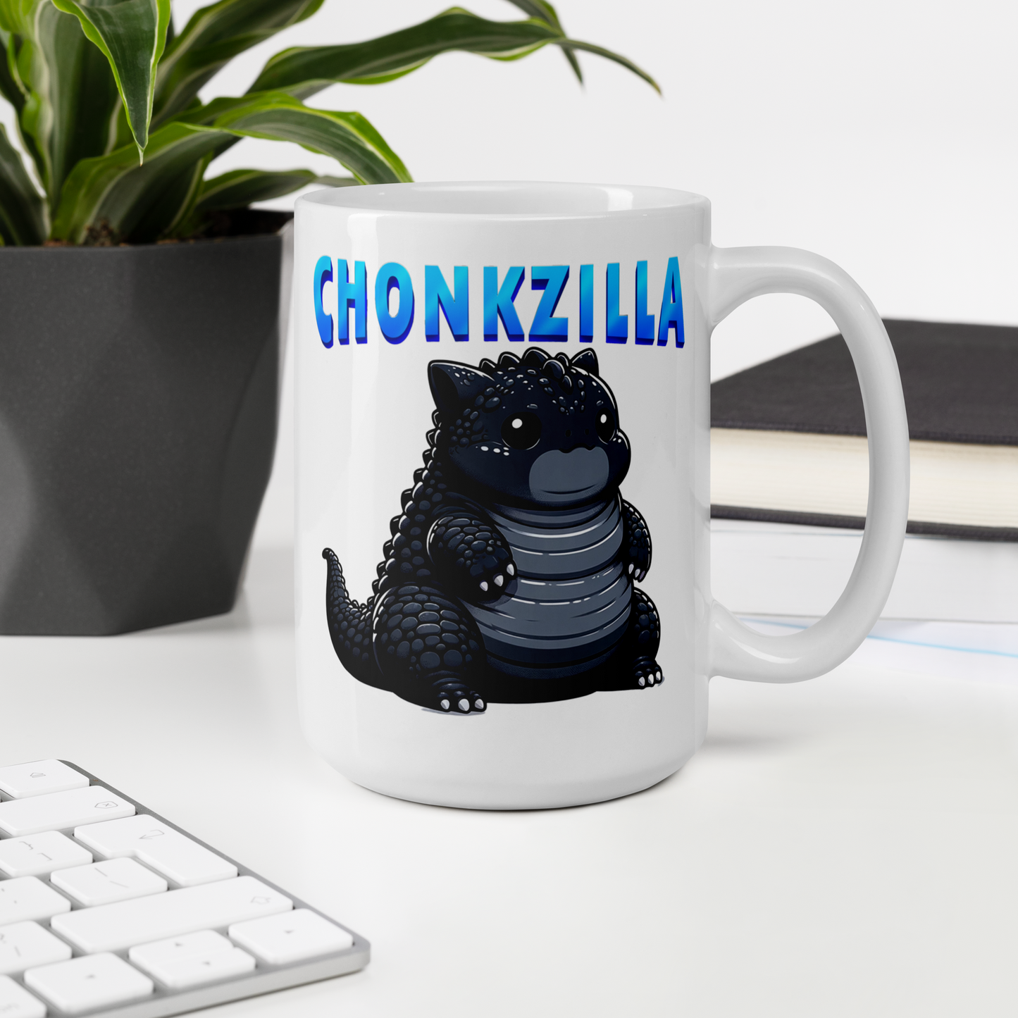 Chonkzilla Mug by Kuroneko Ink | 15oz