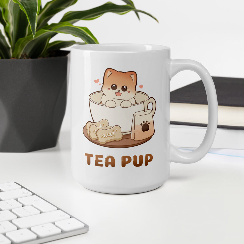 Tea Pup Ceramic Mug by Cinnamoon