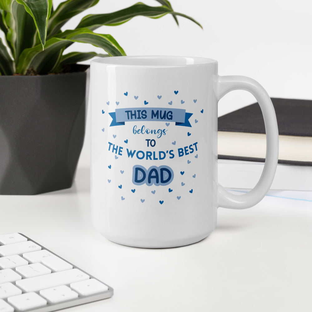 World's Best Mom and Dad Mug Set - Thoughtful Gift Bundle for Mom and Dad by Cinnamoon